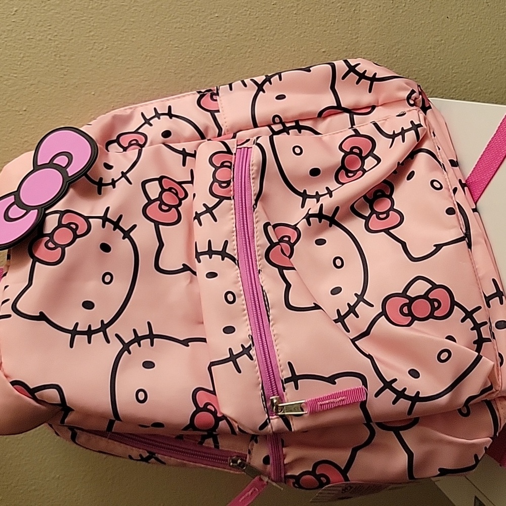 Hello Kitty Peach and Pink Kids Backpack